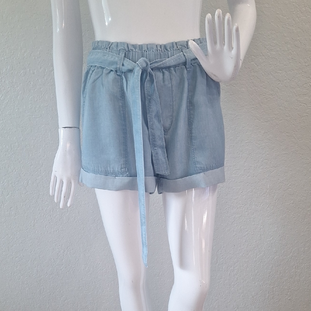 Arie Light Blue Super Light Pull-on Shorts